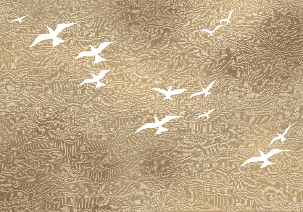 Papier peint Groupe d'oiseaux volant dans le ciel (UGS : t01092) Papier peint Groupe d'oiseaux volant dans le ciel (UGS : t01092)