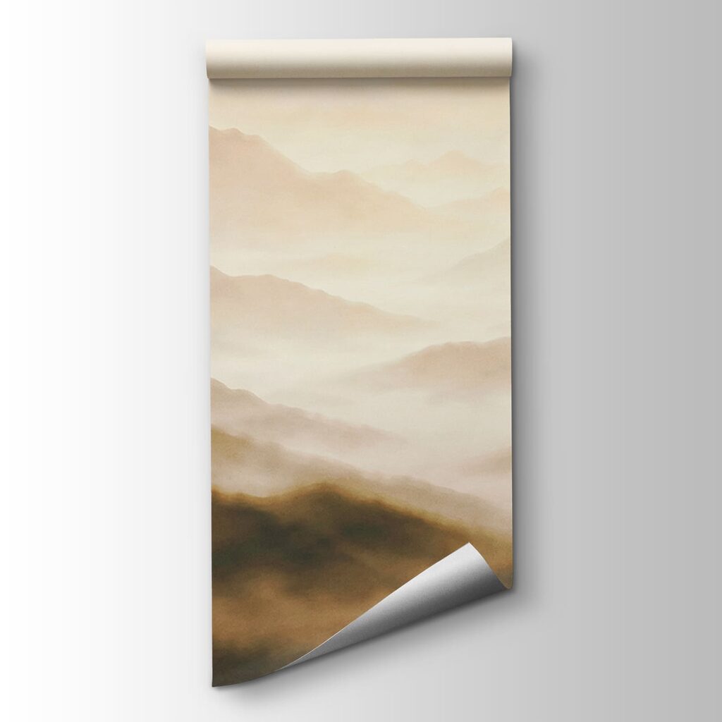 Papier peint Chaîne de montagnes brumeuse (UGS : t01065v3) Papier peint Chaîne de montagnes brumeuse (UGS : t01065v3)
