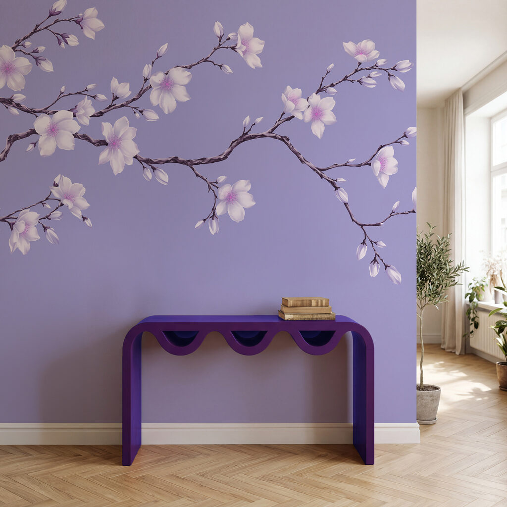 Papier peint Branche à fleurs blanches (UGS : t01044v2) Papier peint Branche à fleurs blanches (UGS : t01044v2)