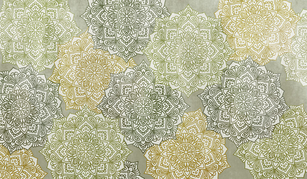 Papier peint Motif floral sur une surface (UGS : t01099)