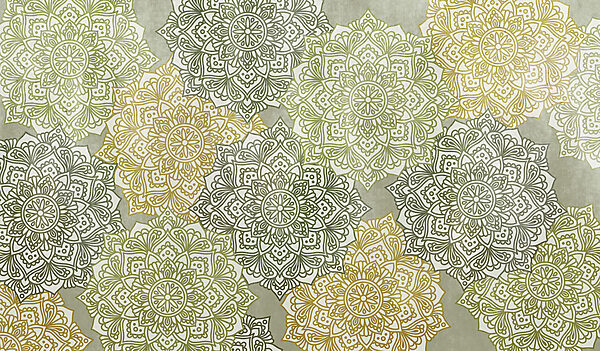 Papier peint Motif floral sur une surface (UGS : t01099)