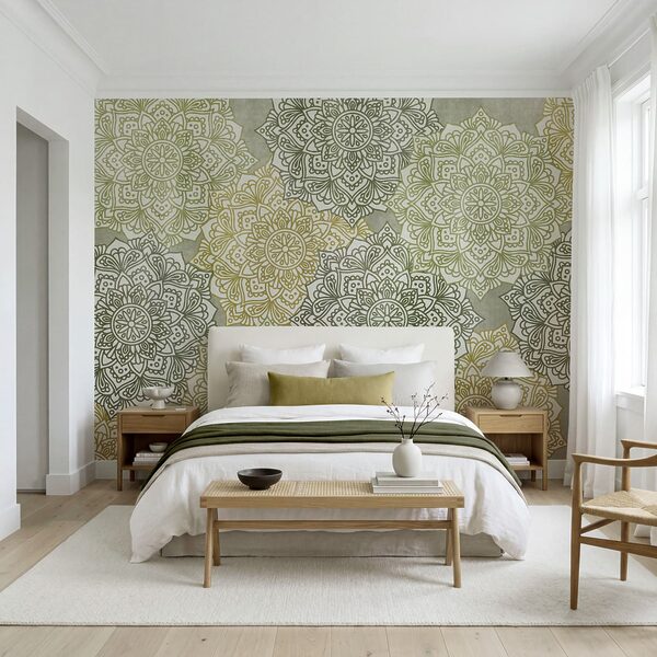 Papier peint Motif floral sur une surface (UGS : t01099)