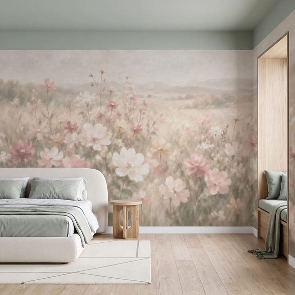 Papier peint Champ de fleurs (UGS : t01110v1)