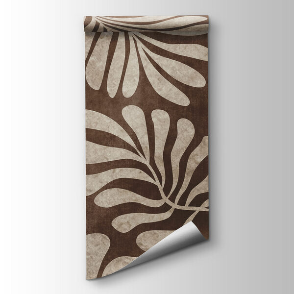 Papier peint Motif marron et blanc (UGS : t01111v4) Papier peint Motif marron et blanc (UGS : t01111v4)
