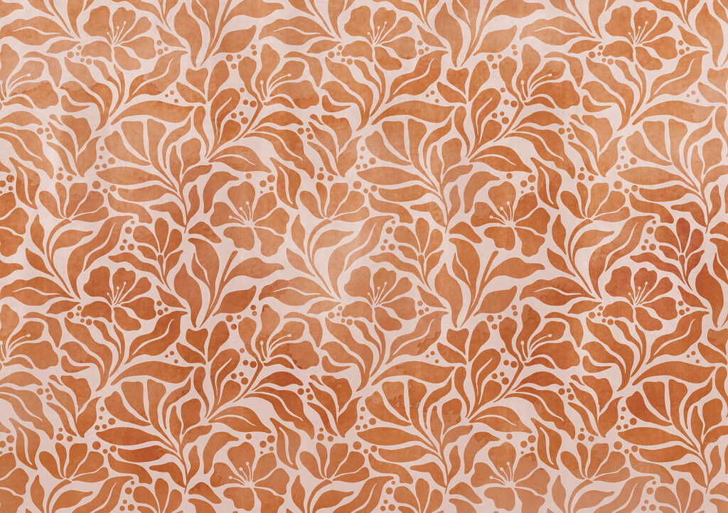Papier peint Motif floral inspiré de la nature (UGS : t01114) Papier peint Motif floral inspiré de la nature (UGS : t01114)