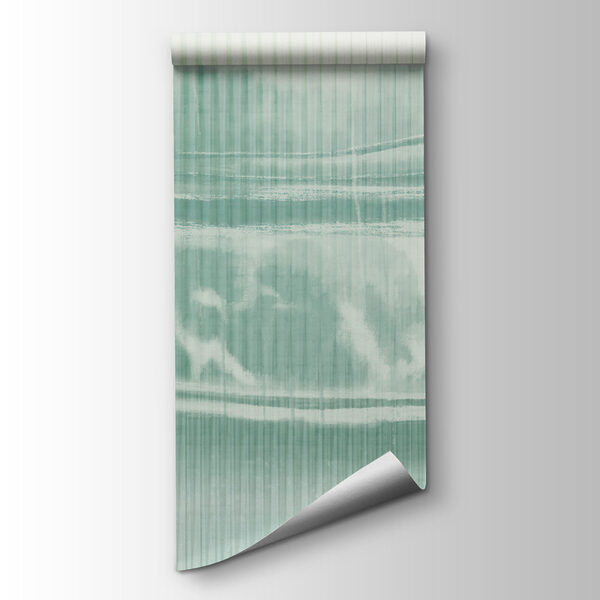 Papier peint Paysage enneigé avec des arbres et un plan d'eau (UGS : t01117)