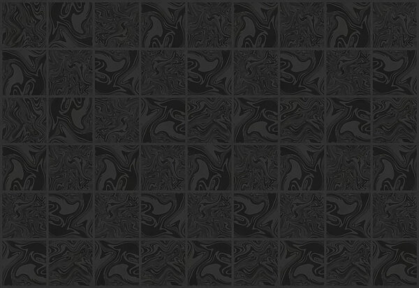 Papier peint Motif de carrés noirs avec des carrés noirs (UGS : t01083)