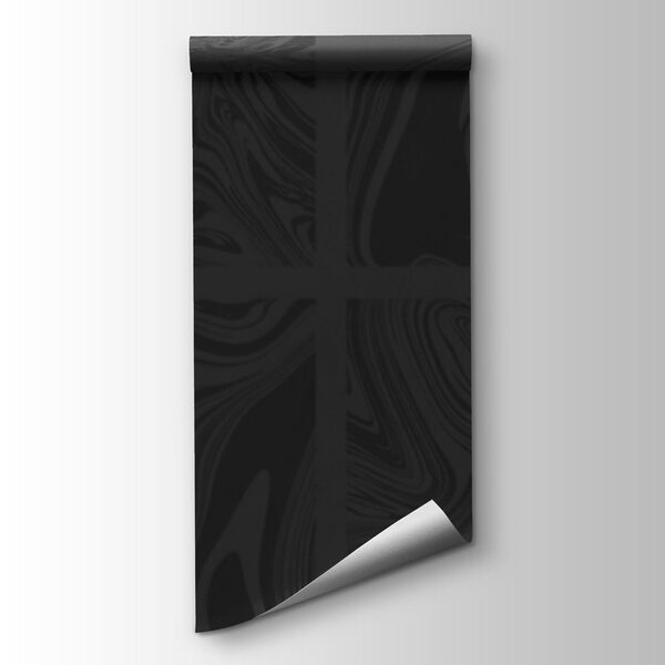 Papier peint Motif de carrés noirs avec des carrés noirs (UGS : t01083)