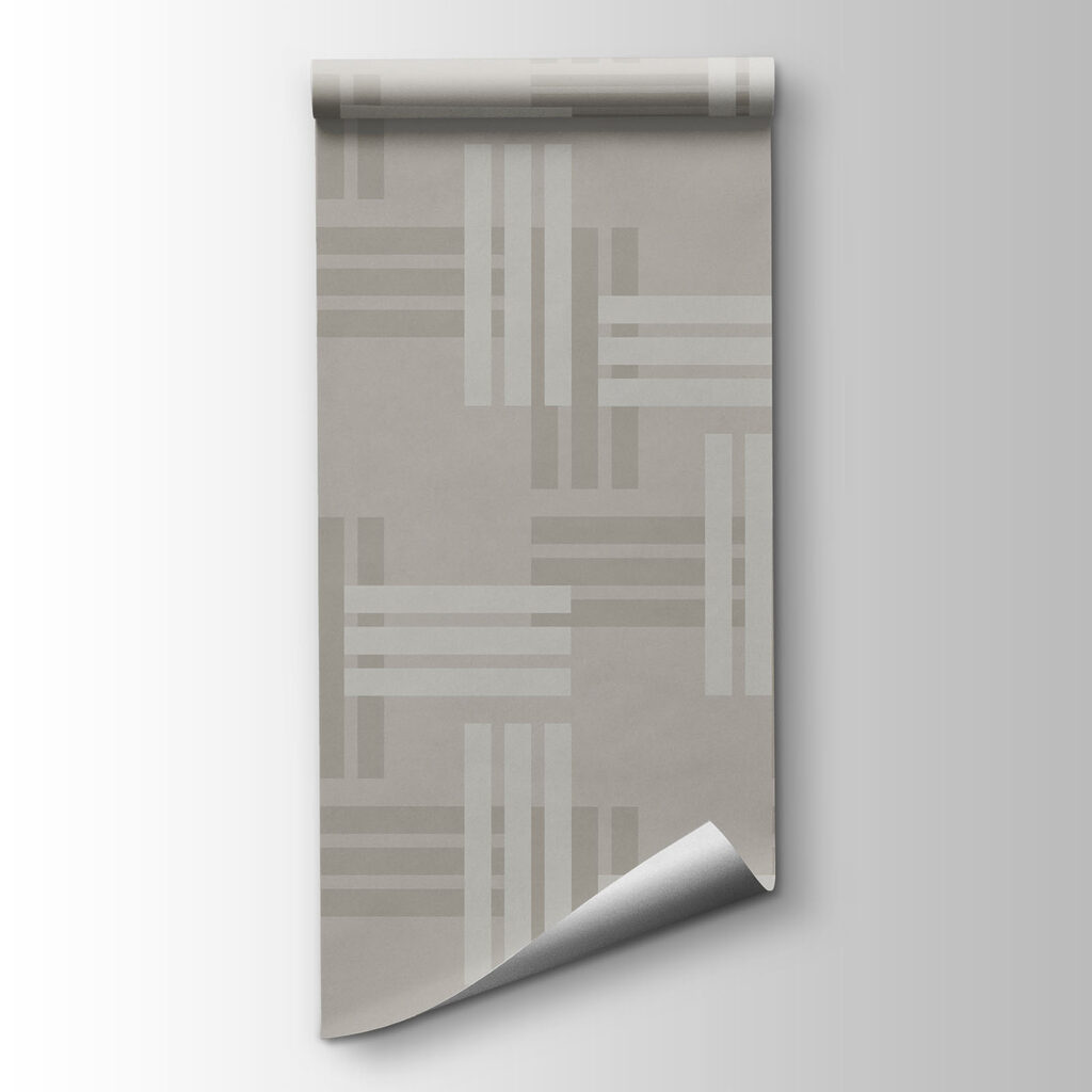 Papier peint Motif gris et blanc (UGS : t01085)