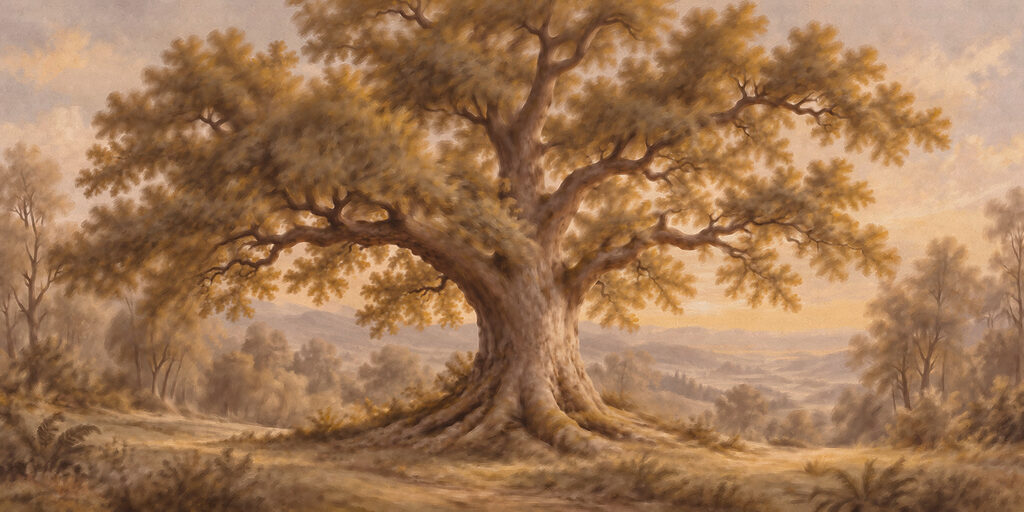 Papier peint Grand arbre au tronc imposant (UGS : t01127) Papier peint Grand arbre au tronc imposant (UGS : t01127)