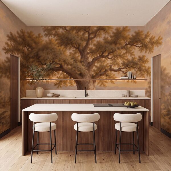 Papier peint Grand arbre au tronc imposant (UGS : t01127) Papier peint Grand arbre au tronc imposant (UGS : t01127)